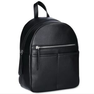 Black HandbagTime and Tru Women's Kyle Dome Backpack, Black